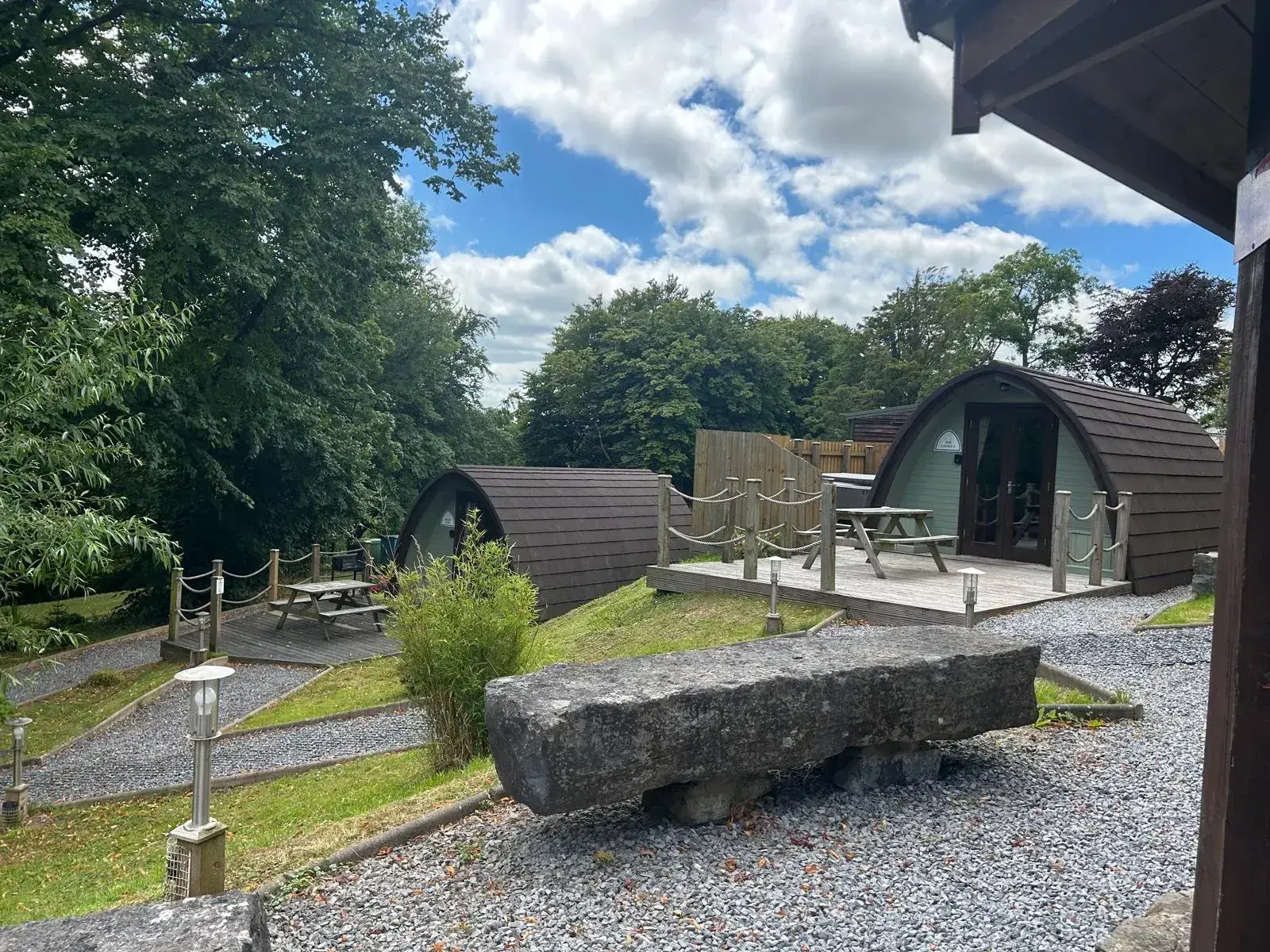 Jacuzzi Pod at Pods @ Broadway, Laugharne